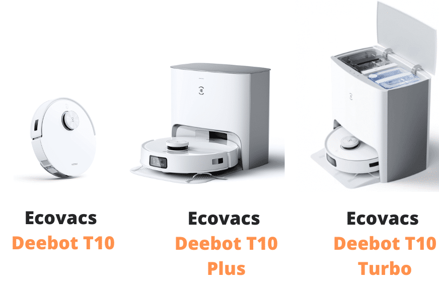 ecovacs deebot t10 modeles